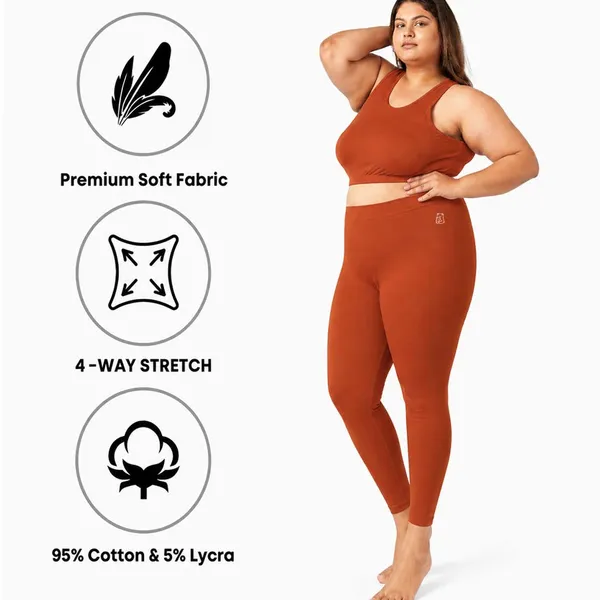 Light_Rust_Ankle_Leggings_Cotton_For_Women