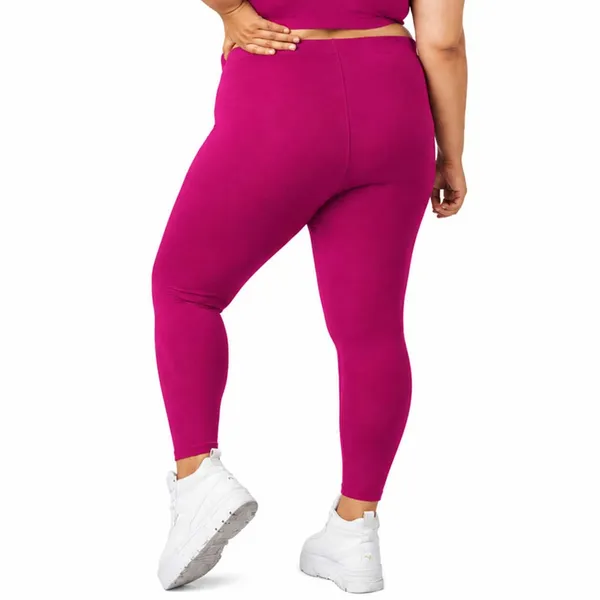 Magenta_Ankle_Leggings_Cotton_For_Women