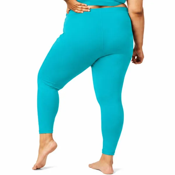 Pool_Blue_Ankle_Leggings_Cotton_For_Women