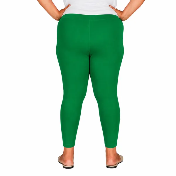 Pakistan_Green_Ankle_Leggings_Cotton_For_Women