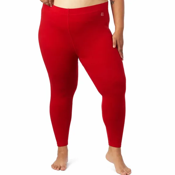 Red_Ankle_Leggings_Cotton_For_Women