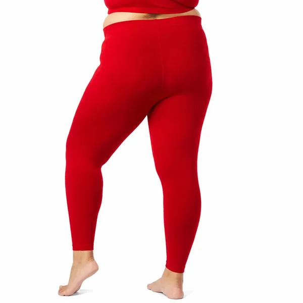 Red_Ankle_Leggings_Cotton_For_Women