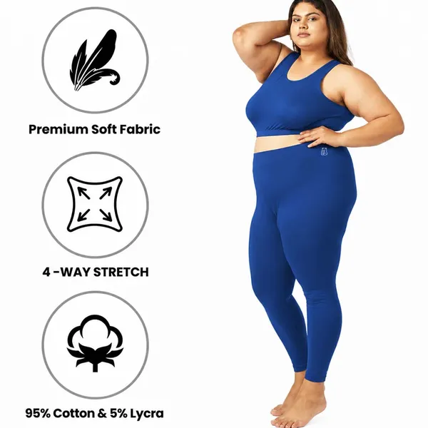 Royal_Blue_Ankle_Leggings_Cotton_For_Women