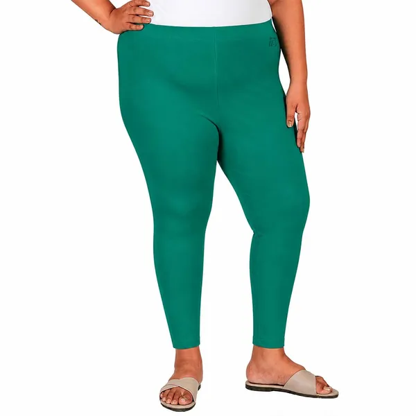 Ramar_Green_Ankle_Leggings_Cotton_For_Women