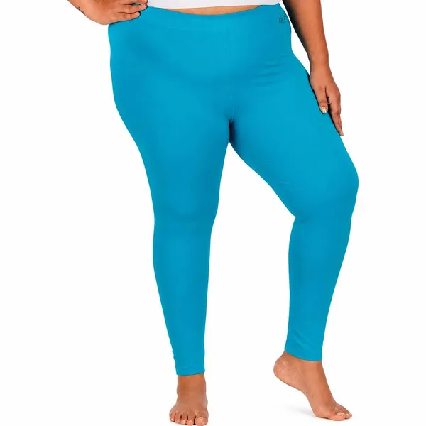 Blue_Ankle_Leggings_Cotton_For_Women
