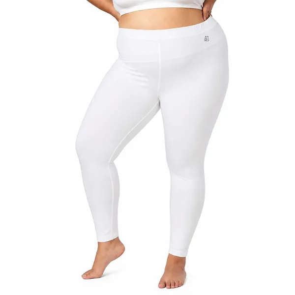 White_Ankle_Leggings_Cotton_For_Women