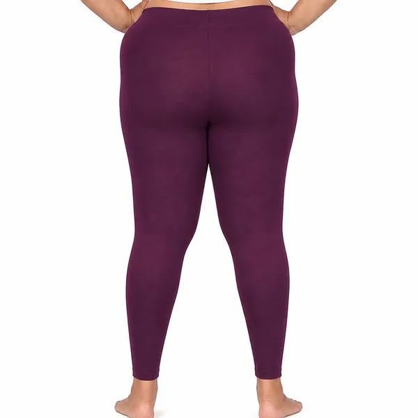 Wine_Ankle_Leggings_Cotton_For_Women