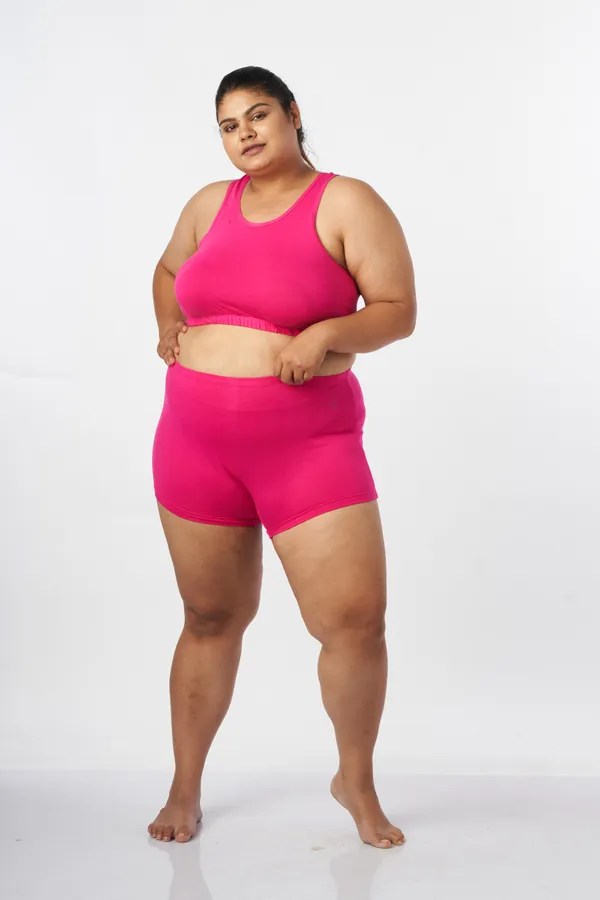 Pink_And_Lilac_Boxer_Shorts_Cotton_For_Women