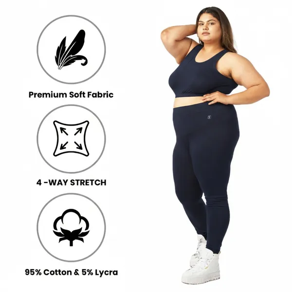 Bigtees_Women'S_Cotton_Churidar_Full_Length_Leggings_|_Stretchable_&_Comfortable_|_Sizes_L_To_10Xl