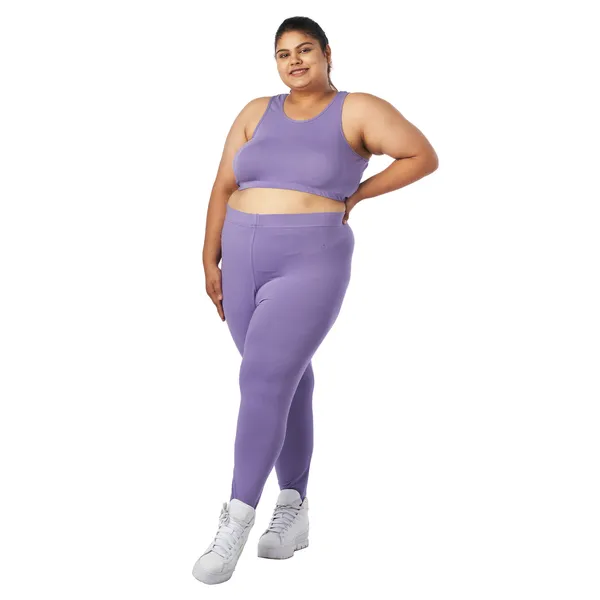 Lilac_Churidar_Leggings_Cotton_For_Women