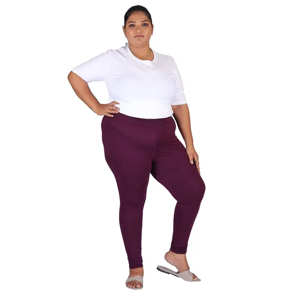 Bigtees_Women'S_Cotton_Churidar_Full_Length_Leggings_|_Stretchable_&_Comfortable_|_Sizes_L_To_10Xl