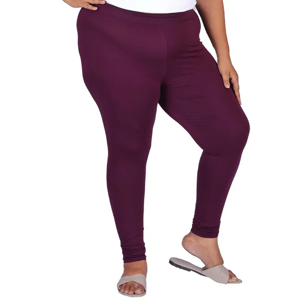 Bigtees_Women'S_Cotton_Churidar_Full_Length_Leggings_|_Stretchable_&_Comfortable_|_Sizes_L_To_10Xl