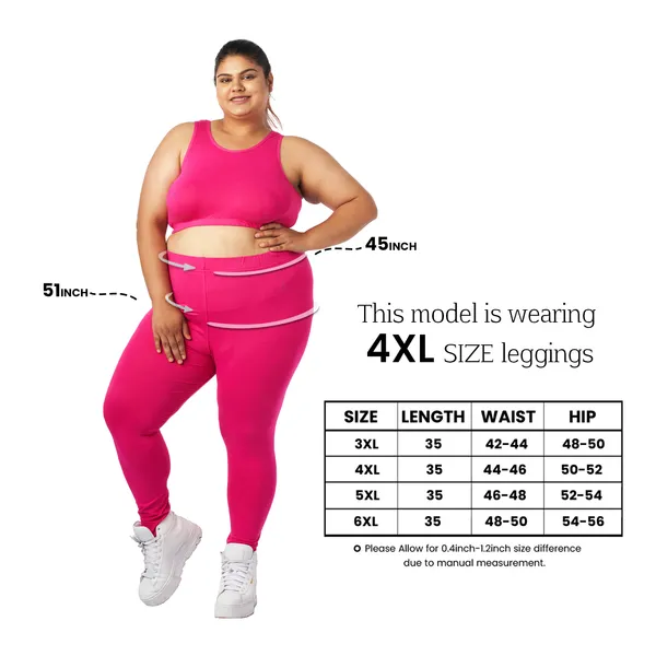 Bigtees_Women'S_Cotton_Churidar_Full_Length_Leggings_|_Stretchable_&_Comfortable_|_Sizes_L_To_10Xl