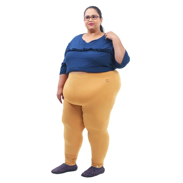 Bigtees_Women'S_Cotton_Churidar_Full_Length_Leggings_|_Stretchable_&_Comfortable_|_Sizes_L_To_10Xl