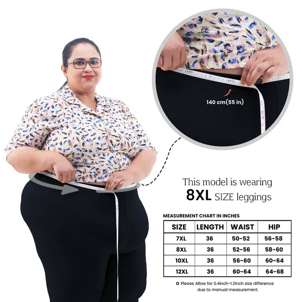 Bigtees_Women'S_Cotton_Churidar_Full_Length_Leggings_|_Stretchable_&_Comfortable_|_Sizes_L_To_10Xl