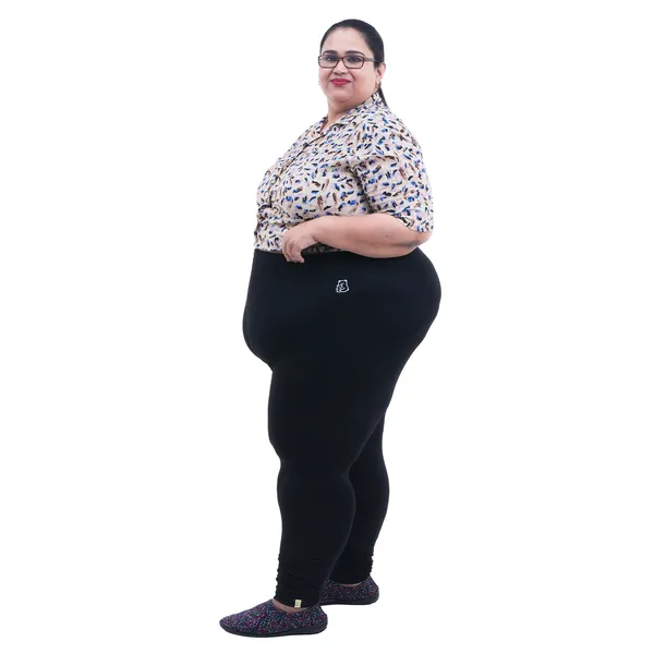 Bigtees_Women'S_Cotton_Churidar_Full_Length_Leggings_|_Stretchable_&_Comfortable_|_Sizes_L_To_10Xl