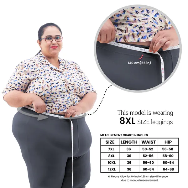 Bigtees_Women'S_Cotton_Churidar_Full_Length_Leggings_|_Stretchable_&_Comfortable_|_Sizes_L_To_10Xl