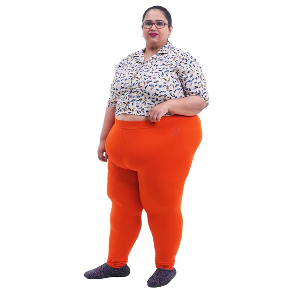 Bigtees_Women'S_Cotton_Churidar_Full_Length_Leggings_|_Stretchable_&_Comfortable_|_Sizes_L_To_10Xl