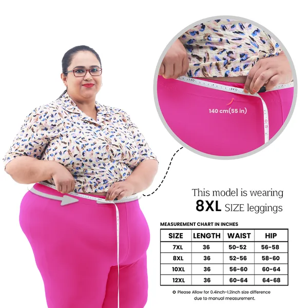 Bigtees_Women'S_Cotton_Churidar_Full_Length_Leggings_|_Stretchable_&_Comfortable_|_Sizes_L_To_10Xl