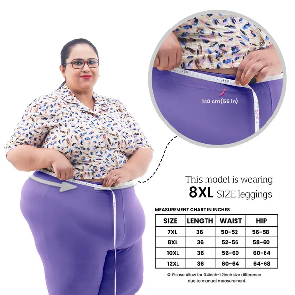 Lilac_Churidar_Leggings_Cotton_For_Women