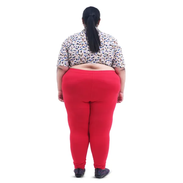 Red_Churidar_Leggings_Cotton_For_Women