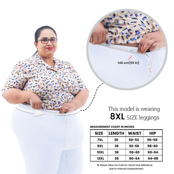 Bigtees_Women'S_Cotton_Churidar_Full_Length_Leggings_|_Stretchable_&_Comfortable_|_Sizes_L_To_10Xl
