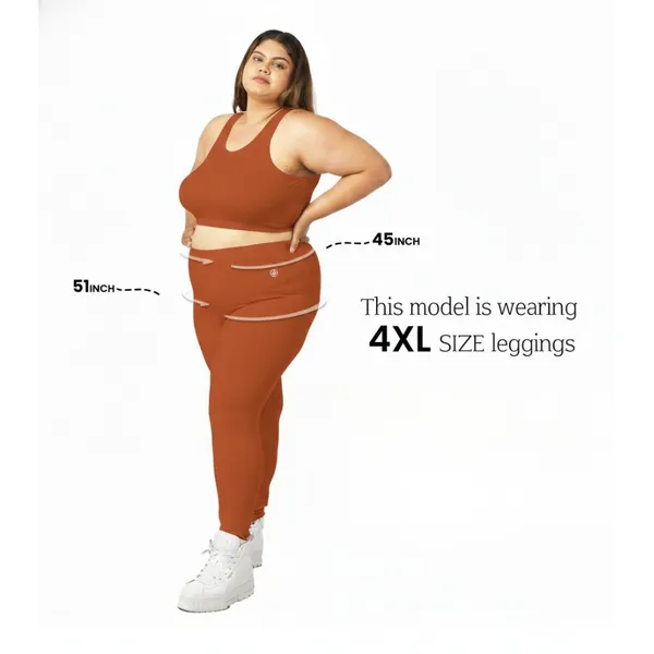 Light_Rust_Churidar_Leggings_Cotton_For_Women
