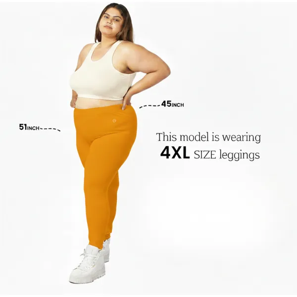 Bigtees_Women'S_Cotton_Churidar_Full_Length_Leggings_|_Stretchable_&_Comfortable_|_Sizes_L_To_10Xl