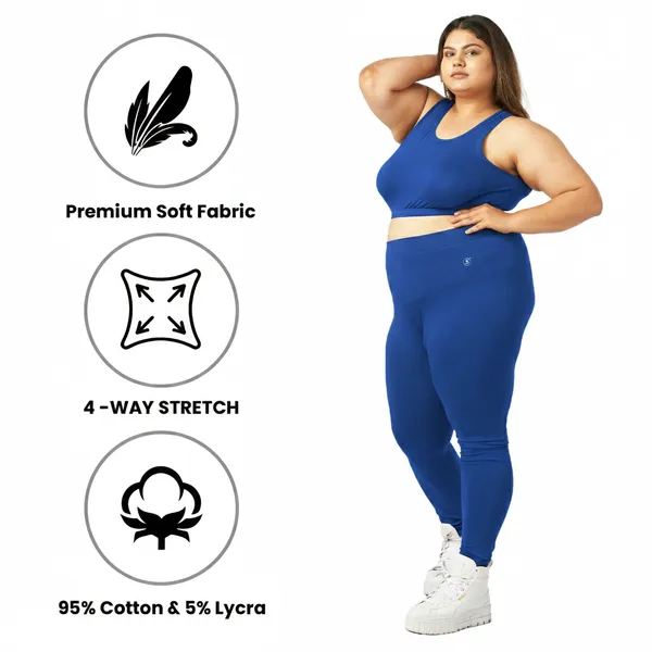 Bigtees_Women'S_Cotton_Churidar_Full_Length_Leggings_|_Stretchable_&_Comfortable_|_Sizes_L_To_10Xl