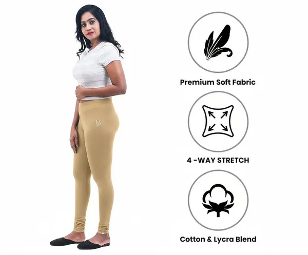 Beach_Pure_Churidar_Leggings_Cotton_For_Women