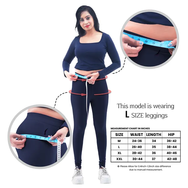 Bigtees_Women'S_Cotton_Churidar_Full_Length_Leggings_|_Stretchable_&_Comfortable_|_Sizes_L_To_10Xl