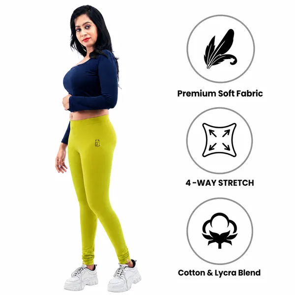 Bigtees_Women'S_Cotton_Churidar_Full_Length_Leggings_|_Stretchable_&_Comfortable_|_Sizes_L_To_10Xl