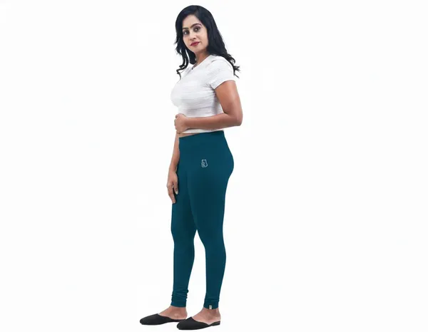 Bigtees_Women'S_Cotton_Churidar_Full_Length_Leggings_|_Stretchable_&_Comfortable_|_Sizes_L_To_10Xl