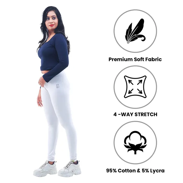 Bigtees_Women'S_Cotton_Churidar_Full_Length_Leggings_|_Stretchable_&_Comfortable_|_Sizes_L_To_10Xl