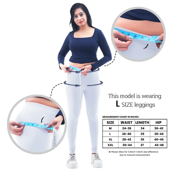 Bigtees_Women'S_Cotton_Churidar_Full_Length_Leggings_|_Stretchable_&_Comfortable_|_Sizes_L_To_10Xl