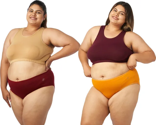 Bigtees_Women'S_Low_Waist_Cotton_Panties_|_Soft_Stretchable_Bikini_Briefs_|_Comfortable_Everyday_Innerwear_|_Sizes_L_To_8Xl