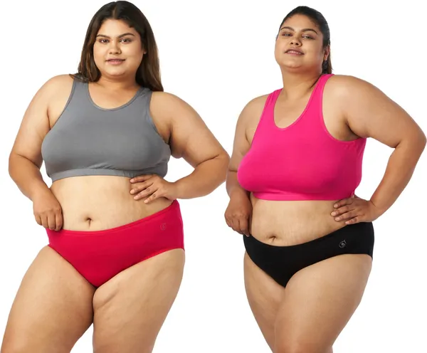 Bigtees_Women'S_Low_Waist_Cotton_Panties_|_Soft_Stretchable_Bikini_Briefs_|_Comfortable_Everyday_Innerwear_|_Sizes_L_To_8Xl