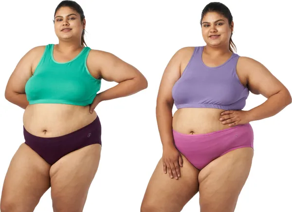 Bigtees_Women'S_Low_Waist_Cotton_Panties_|_Soft_Stretchable_Bikini_Briefs_|_Comfortable_Everyday_Innerwear_|_Sizes_L_To_8Xl