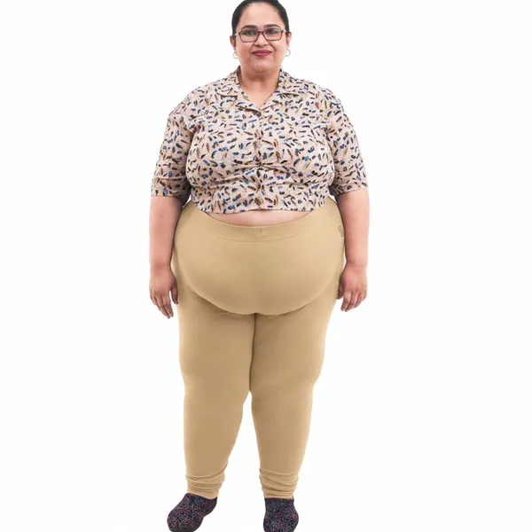 Bigtees_Women'S_Cotton_Churidar_Full_Length_Leggings_|_Stretchable_&_Comfortable_|_Sizes_L_To_10Xl