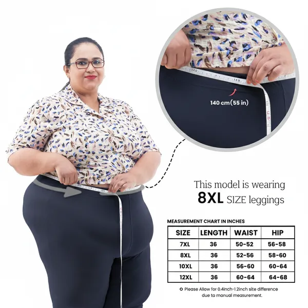 Dark_Navy_Churidar_Leggings_Cotton_For_Women