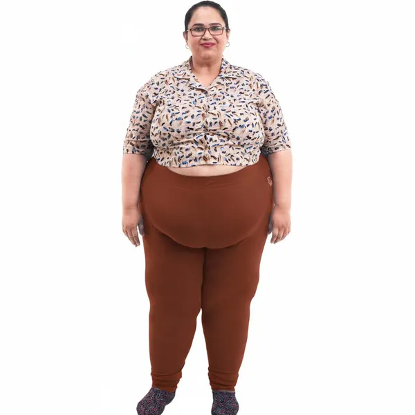 Bigtees_Women'S_Cotton_Churidar_Full_Length_Leggings_|_Stretchable_&_Comfortable_|_Sizes_L_To_10Xl