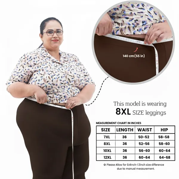 Lite_Coffee_Brown_Churidar_Leggings_Cotton_For_Women