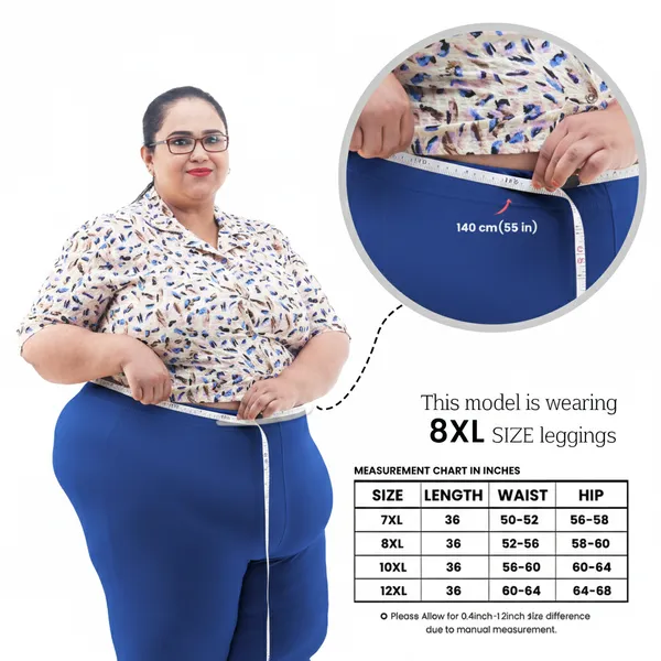 Bigtees_Women'S_Cotton_Churidar_Full_Length_Leggings_|_Stretchable_&_Comfortable_|_Sizes_L_To_10Xl