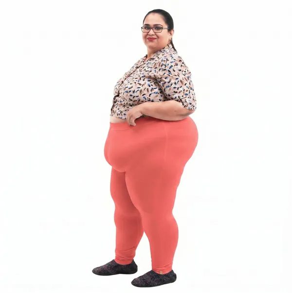 Bigtees_Women'S_Cotton_Churidar_Full_Length_Leggings_|_Stretchable_&_Comfortable_|_Sizes_L_To_10Xl