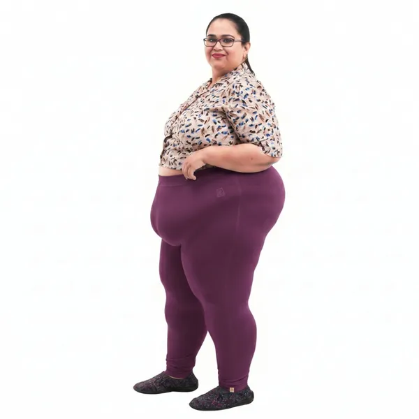Bigtees_Women'S_Cotton_Churidar_Full_Length_Leggings_|_Stretchable_&_Comfortable_|_Sizes_L_To_10Xl