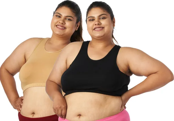 Bigtees_Women'S_Cotton_Sleep_Bra_|_Wire-Free_Non-Padded_Full_Coverage_Bra_|_Soft_&_Comfortable_Everyday_Lounge_Bra_|_Sizes_L_To_8Xl