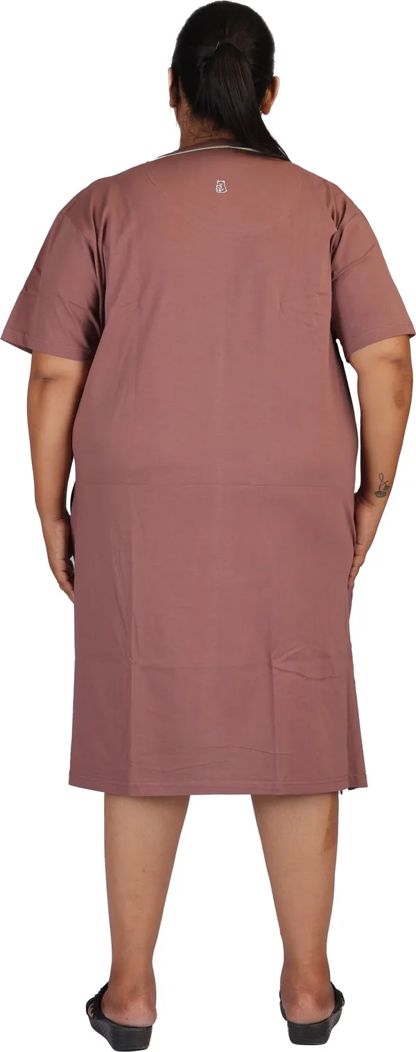 Bigtees_Women'S_Oversized_Printed_T-Shirt_Dress_|_Casual_Cotton_Nighty_Dress_|_Half_Sleeve_Knee_Length_Lounge_Wear_|_Sizes_L_To_8Xl