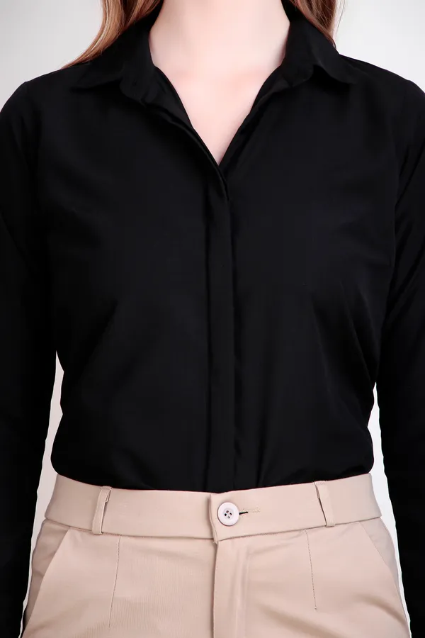 Black_Regular_Fit_Solid_Spread_Collar_Full_Sleeve_Rich_Cotton_Shirt_For_Women