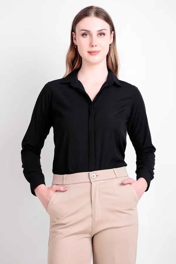 Black_Regular_Fit_Solid_Spread_Collar_Full_Sleeve_Rich_Cotton_Shirt_For_Women