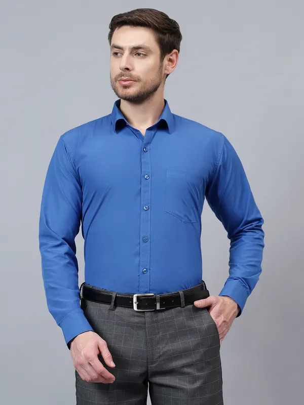 Royal_Blue_Slim_Fit_Solid_Spread_Collar_Full_Sleeve_Rich_Cotton_Formal_Shirt_For_Men